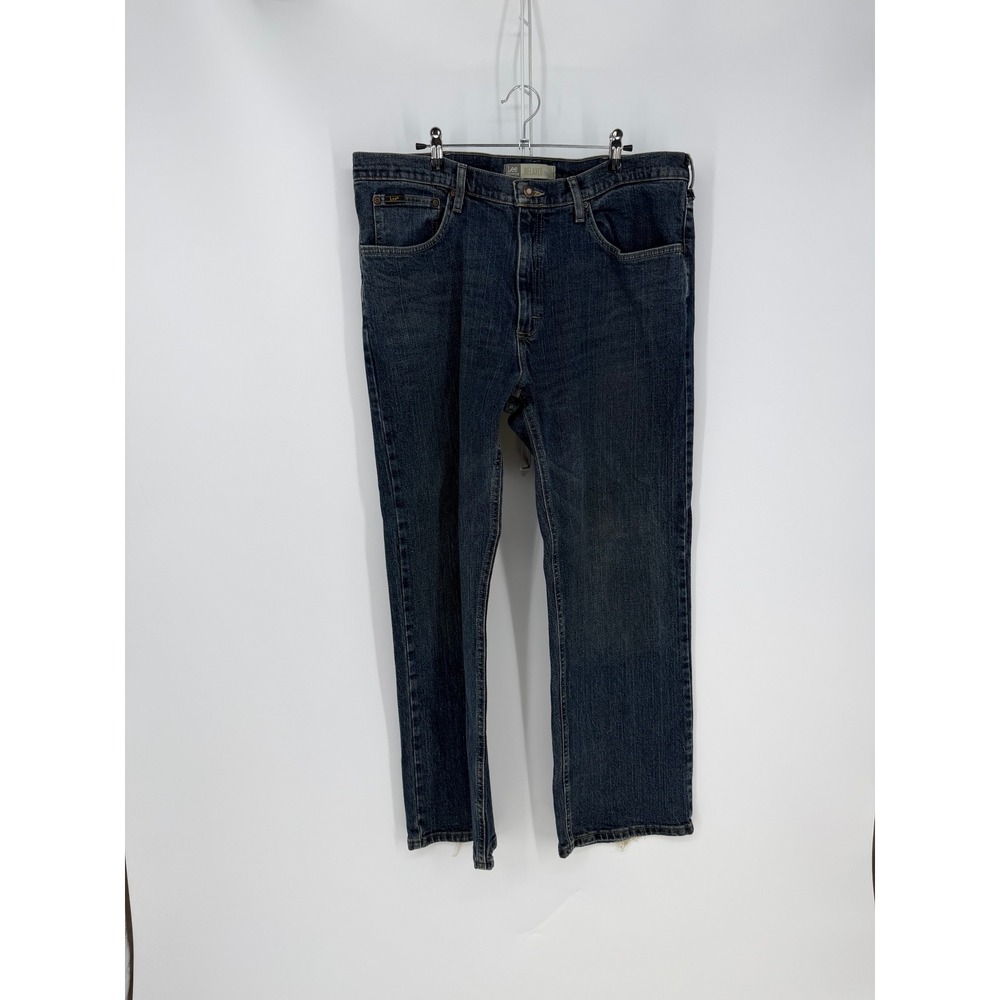 Lee Relaxed Straight Leg Jeans Mens 38x29 Blue Premium Select Denim Gorpcore